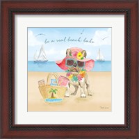 Framed 'Summer Paws IV' border=