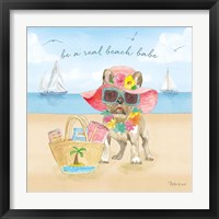 Framed 'Summer Paws IV' border=