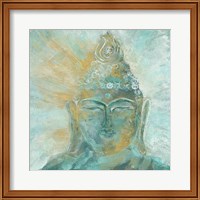 Framed 'Buddha Bright I' border=