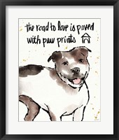 Framed 'Strike a Paws XV' border=