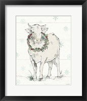 Framed 'Modern Farmhouse X Christmas' border=