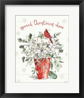 Framed 'Modern Farmhouse V Christmas' border=