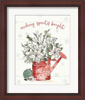 Framed 'Modern Farmhouse IV Christmas' border=