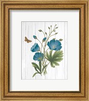 Framed 'Botanical Bouquet on Wood III' border=