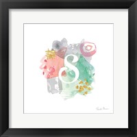 Framed Abstract Monogram S