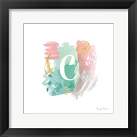 Framed Abstract Monogram C