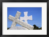 Framed Crosses By The Sea