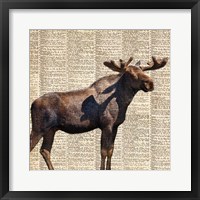 Country Moose II Framed Print