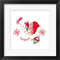 Framed Christmas Dove II