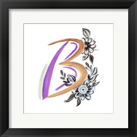 Framed Monogram B