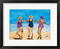 Framed Ladies on the Beach II