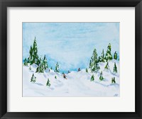 Winter Fun I Framed Print