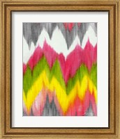 Framed 'Vibrant Crests I' border=