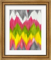 Framed 'Vibrant Crests II' border=