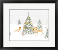 Framed Woodland Christmas I