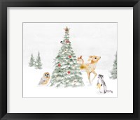 Woodland Christmas II Framed Print