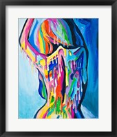 Framed Vibrant Female Figurative