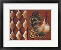 Rules the Roosters II Framed Print