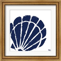 Framed 'Coastal Navy on White I' border=