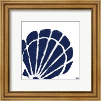 Framed 'Coastal Navy on White I' border=