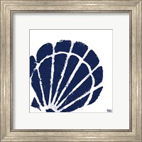 Framed 'Coastal Navy on White I' border=