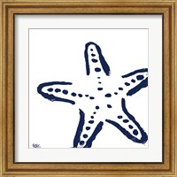 Framed 'Coastal Navy on White II' border=