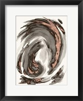 Muted Swirl I Framed Print