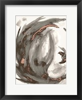 Muted Swirl II Framed Print