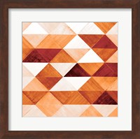 Framed 'Uptown Rust II' border=