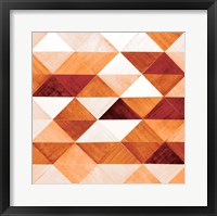 Framed 'Uptown Rust II' border=