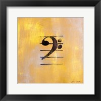 Bass Clef Framed Print