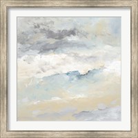 Framed 'Sea Meets Sky I' border=