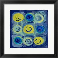 Indigo Modern Joy I Framed Print