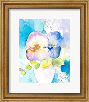 Framed 'Abstract Vase of Flowers II' border=