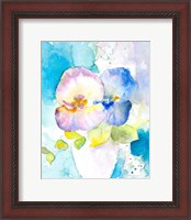 Framed 'Abstract Vase of Flowers II' border=