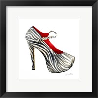 Framed 'Animal Print Stiletto' border=