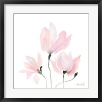 Pastel Floral Sway I Framed Print