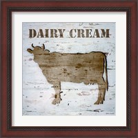 Framed 'Fresh Milk II' border=