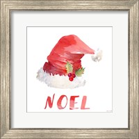 Framed 'Holiday Hat Sentiment II' border=