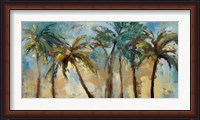 Framed Island Morning Palms