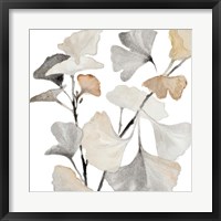 Framed Neutral Ginko Stems I