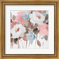 Framed 'Spring Promise of Giverny II' border=