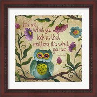 Framed 'I Owl You I' border=