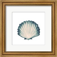 Framed 'Coastal Icon V (blue)' border=