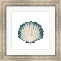 Framed 'Coastal Icon V (blue)' border=