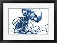 Framed Jellyfish In The Blues