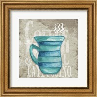 Framed 'Daily Coffee II' border=