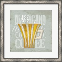 Framed 'Daily Coffee I' border=