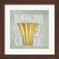 Framed 'Daily Coffee I' border=