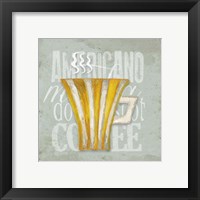 Framed 'Daily Coffee I' border=